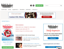 Tablet Screenshot of ophthalmologymanagement.com